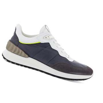 Men's Ecco Astir Casual Shoes White / Light Green | USA 456NWY